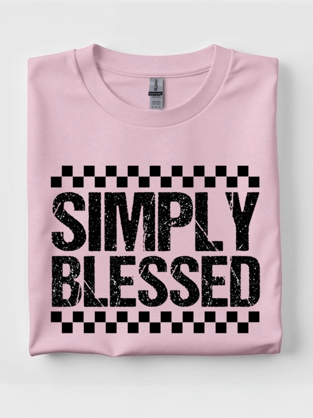 Simply Blessed T-shirt Religious Inspirational Graphiic Tee S M L XL New